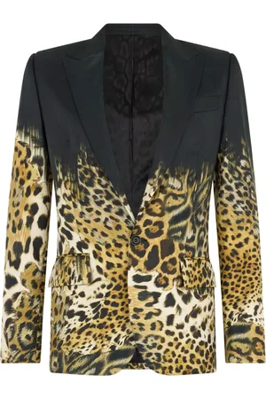 Roberto Cavalli Sakko mit Leoparden-Print