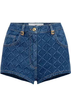 Elisabetta Franchi Shorts mit Logo-Schild