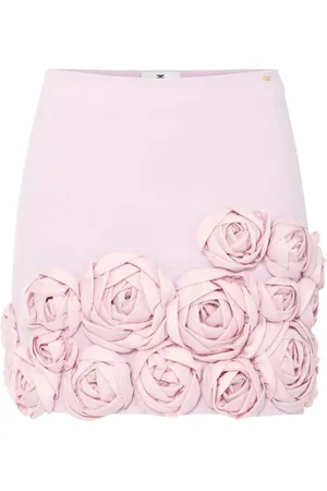 Elisabetta Franchi Minirock mit Blumendetail