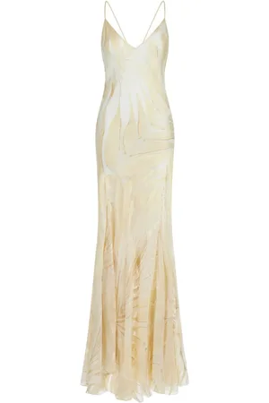 Roberto Cavalli Maxikleid aus Satin