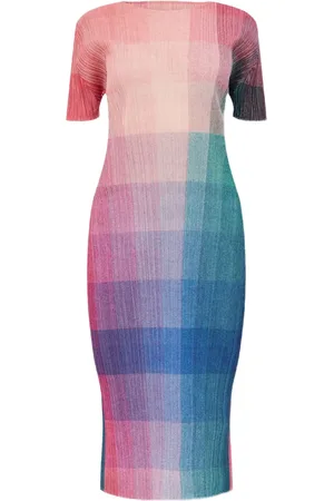 PLEATS PLEASE ISSEY MIYAKE Midikleid mit Falten