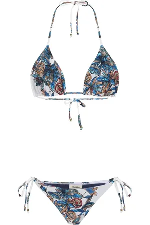 AMIR SLAMA Bikini mit Blumen-Print
