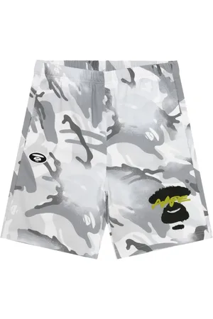 A Bathing Ape Joggingshorts mit Camouflage-Print
