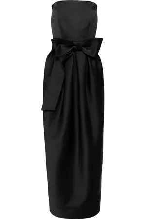 DICE KAYEK Schulterfreies Abendkleid mit Schleifendetail