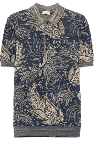 Etro Poloshirt mit Paisleymuster