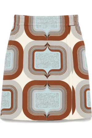 Miu Miu Minirock mit geometrischem Print