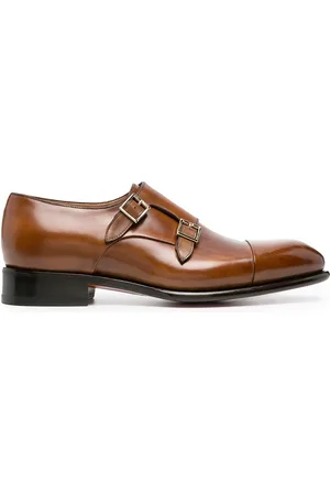 santoni Monk-Schuhe mit doppelter Schnalle