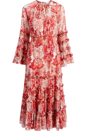 Cinq A Sept Damask Midikleid