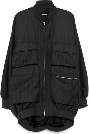 MOOHONG Drapierte Jacke mit eckigen Taschen