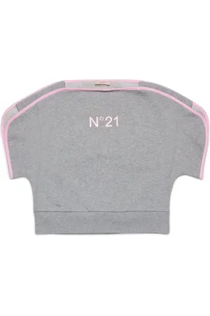 Nº21 Oberteil mit Logo-Print