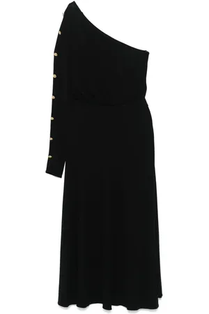 Elisabetta Franchi Einschultriges Midikleid