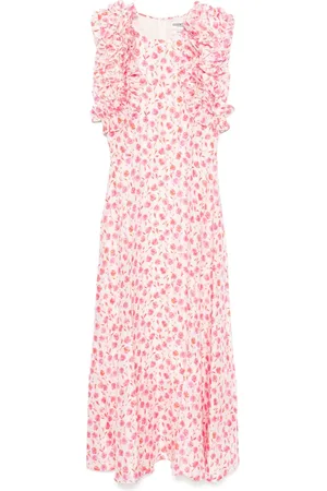 Essentiel Antwerp Midikleid mit Blumenmuster