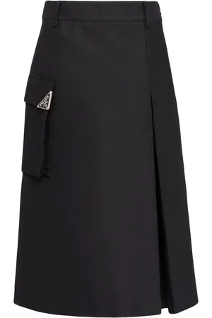 Prada Midirock mit Logo