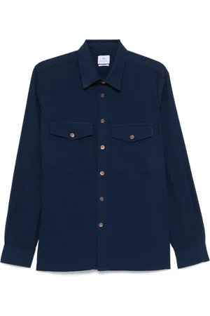 Paul Smith Seersucker-Hemd aus Baumwollstretch