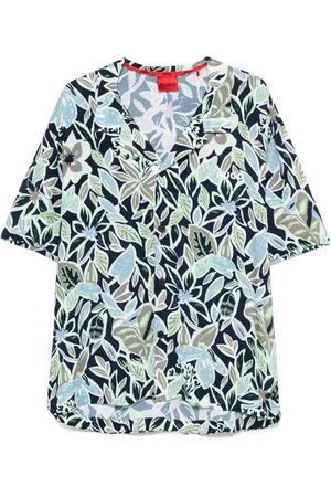 HUGO BOSS Hemd mit durchgehendem Print