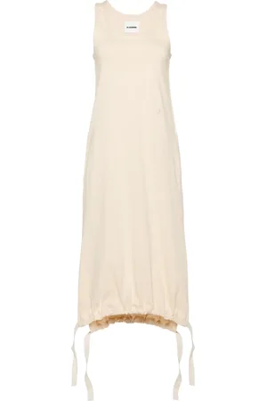 Jil Sander Besticktes Jersey-Maxikleid