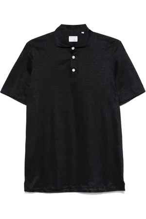 Finamore Poloshirt aus Leinen