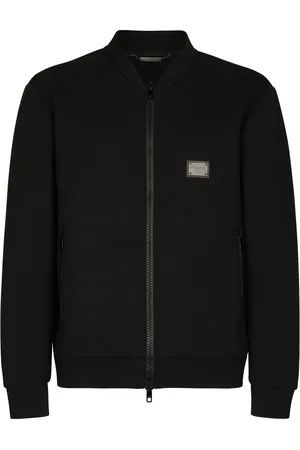 Dolce & Gabbana Pikee-Sportjacke mit Logo-Schild