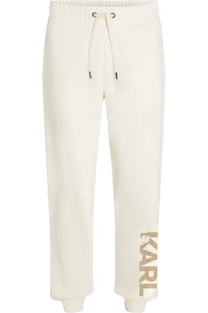 Karl Lagerfeld Jogginghose mit geflocktem Logo