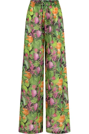 Para Mi Strandhose mit Dschungel-Print