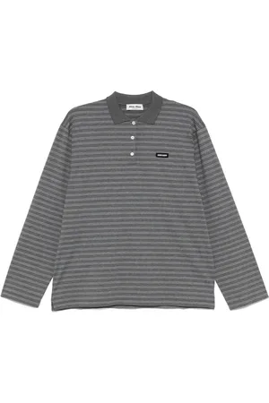 Miu Miu Gestreiftes Poloshirt