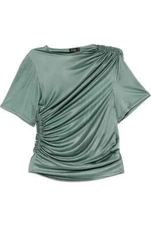 Atlein Gerafftes T-Shirt