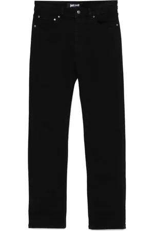 Roberto Cavalli Jeans mit Logo-Patch