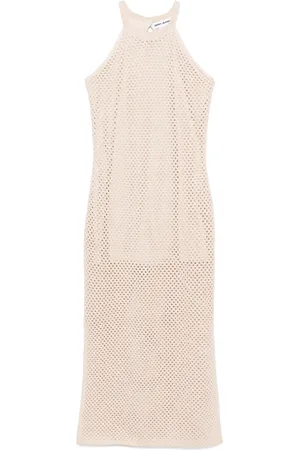 DKNY Maxikleid in Lochstrick