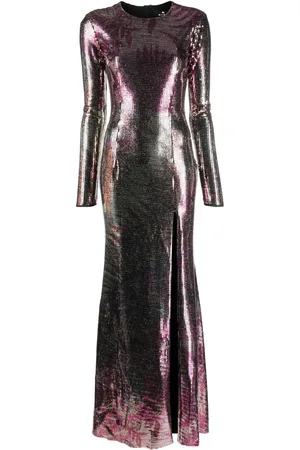 Etro Maxikleid im Metallic-Look