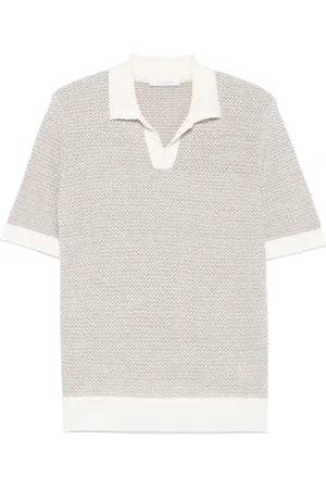 Cruciani Strukturiertes Strick-T-Shirt