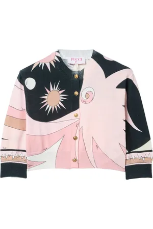 Puccini Cardigan mit Stella-Print