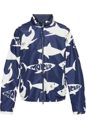 Moncler Bomberjacke mit Hai-Print