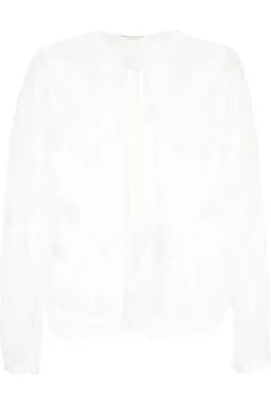 Serafini Bluse mit Stickerei