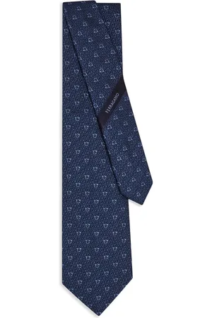Salvatore Ferragamo Krawatte mit Gancini-Jacquardmuster