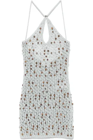 COPERNI Gestricktes Minikleid mit Perlen