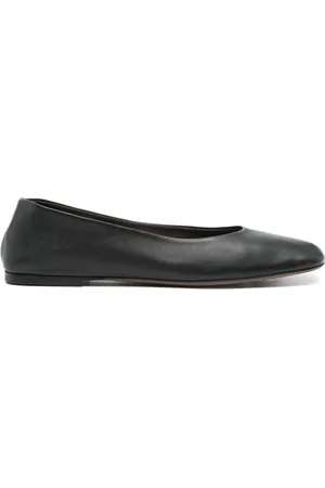 The Row Ballerinas aus Leder
