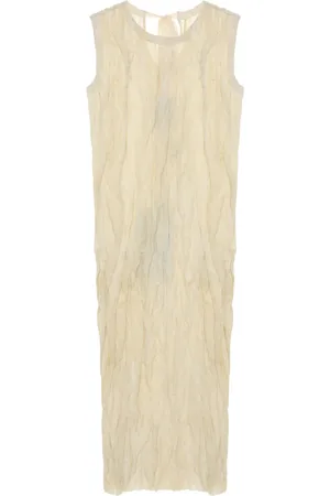 UMA WANG Tan Kleid