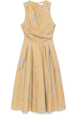 Elisabetta Franchi Gemustertes Midikleid