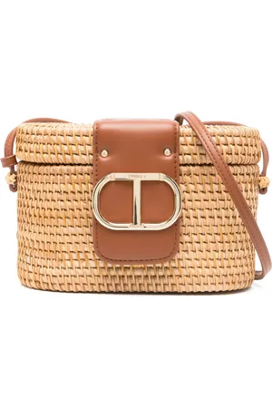 Twin-Set Mini-Tasche mit Webmuster