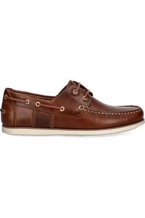 Barbour Segelschuhe mit Ziernähten