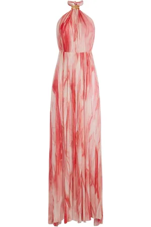 Elisabetta Franchi Maxikleid mit abstraktem Print