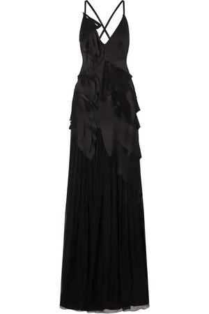 Alberta Ferretti Maxikleid mit Einsätzen