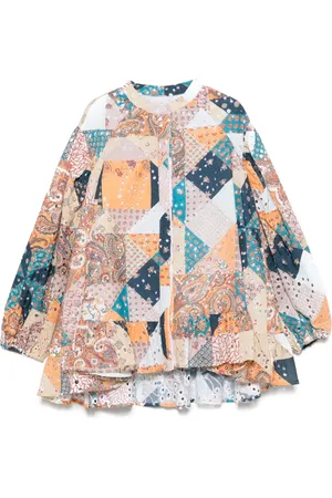 Etro Bluse mit Patchwork-Print