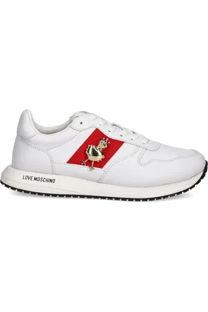 Moschino Sneakers mit Herzapplikation