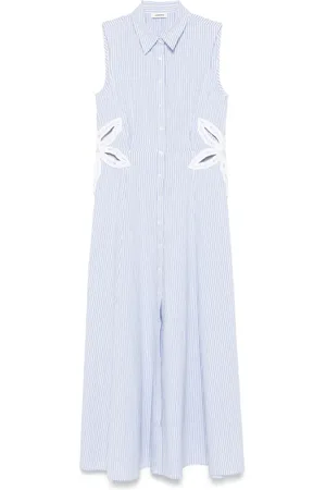 Sandro Gestreiftes Midikleid