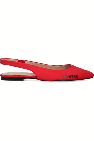 Moschino Ballerinas mit Logo-Print