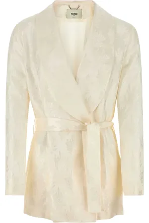 Fendi Gewickelte Seidenjacke