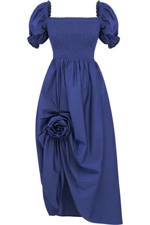 Sleeper Schulterfreies Belle gesmoktes Kleid