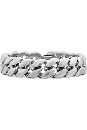 David Yurman Curb Chain Armband aus Sterlingsilber 14,5mm