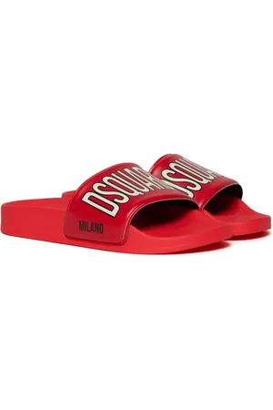 Dsquared2 Pantoletten mit Logo-Print